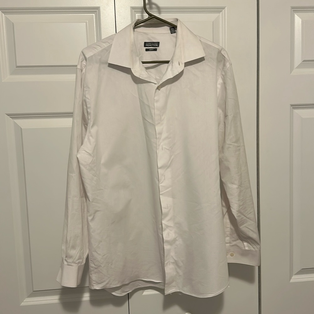 Kenneth Cole Reaction Slim Fit 16.5  32/33 Men’s Dress Shirt